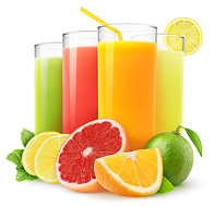 Fresh citrus juices 